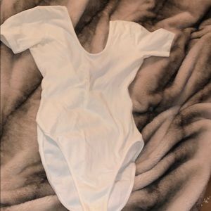 White full bottom body suit